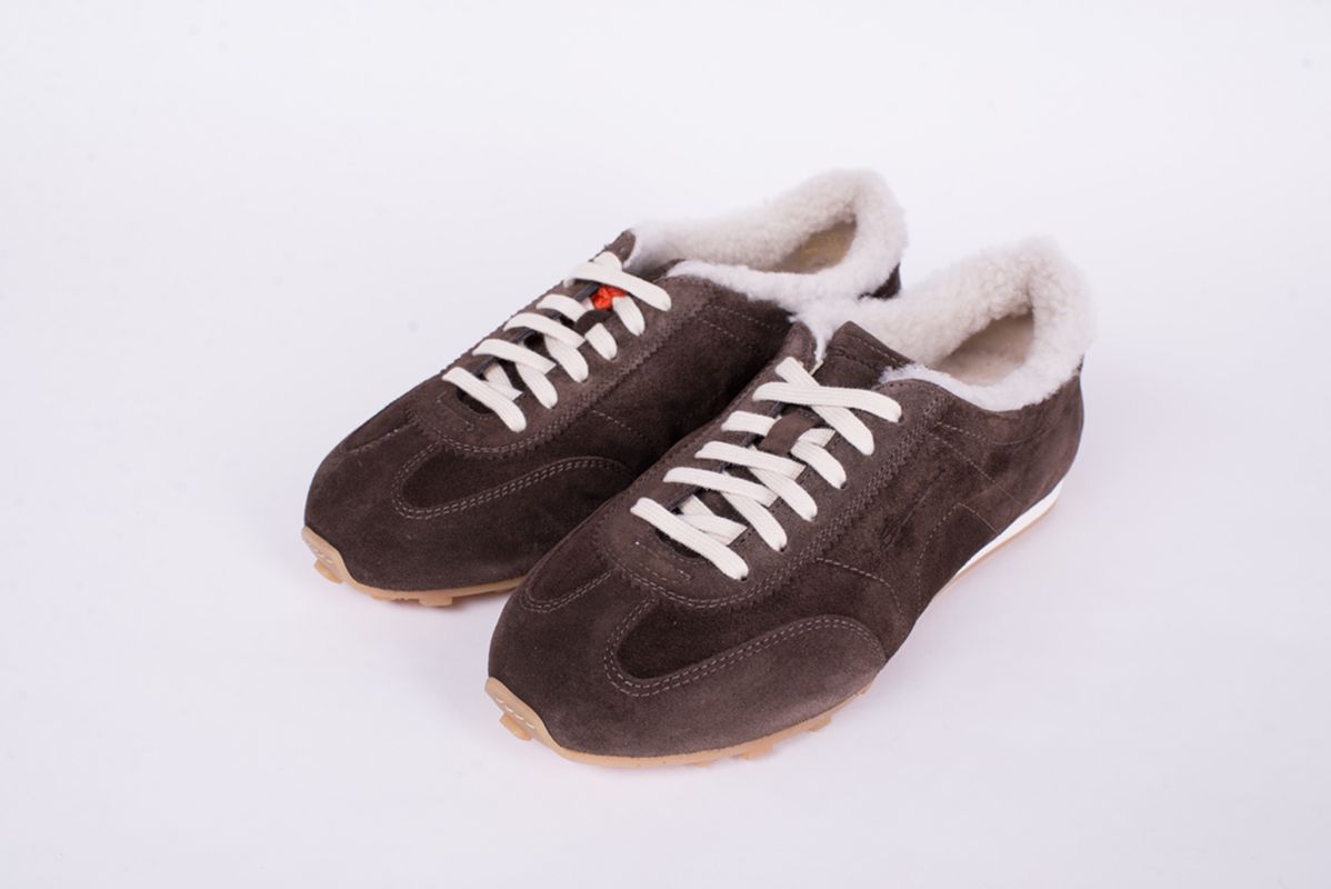 Кроссовки замшевые с овечьей шерстью 25/26 SANTONI WBGG61297BIFPDYXT50