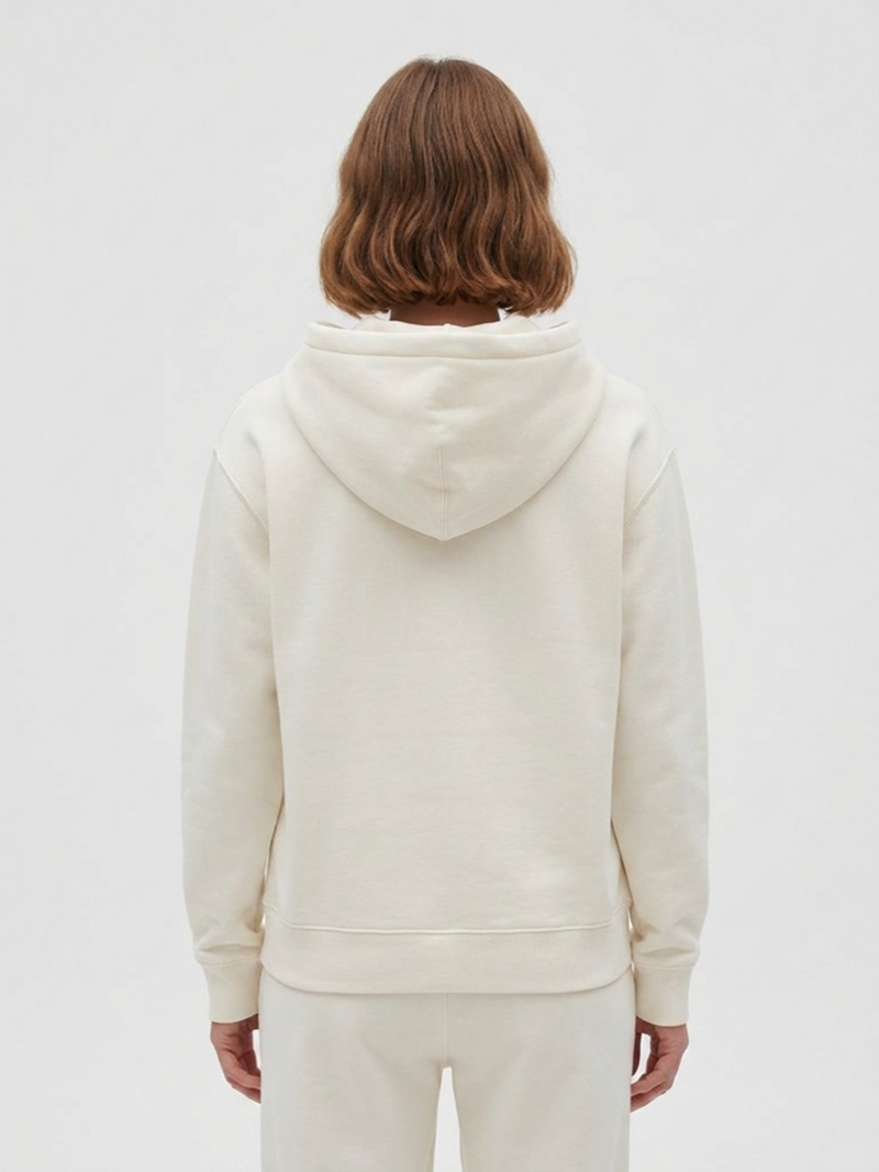 Худи хлопковое кремовое SS26 JIL SANDER J22GU0149 J20128/103