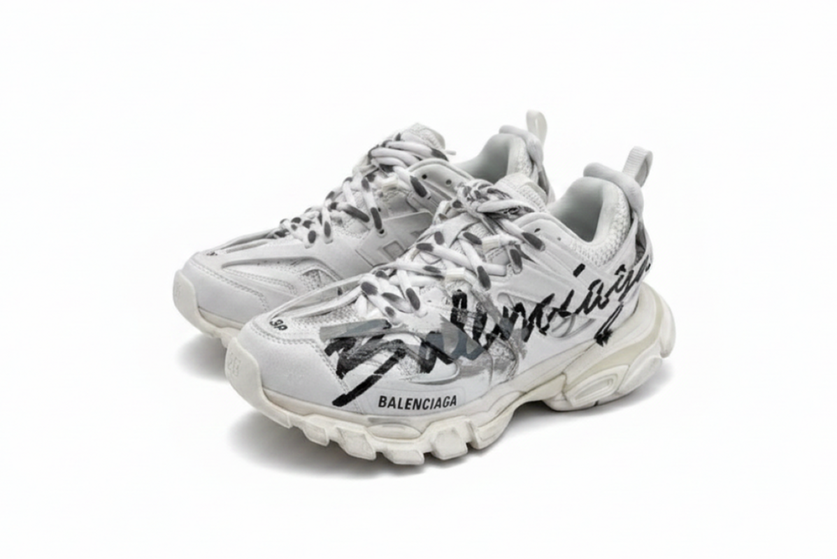 Текстильные кроссовки Track 25/26 BALENCIAGA 542436 WTRHW9010