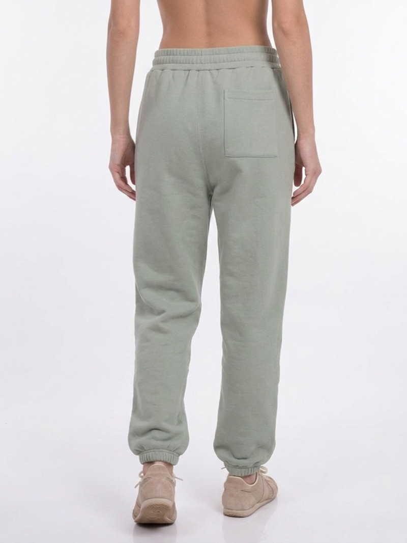 Джоггеры хлопковые серо-зеленые SS26 JIL SANDER J22KA0347 J20128/441